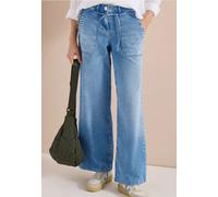 Cecil Pantalon évasé à Jambes Larges, Effet usé Authentique, 34