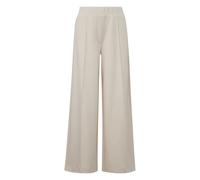 Pantalon fluide à jambes larges en jersey doux femme COMMA Beige 46