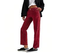 Pantalon Fluide Bleu Marine Femme Cigarette Vert Classique Violet Paper Pied Resille Asymétrique Sportswear 46 Fluo Latérale Turquoise Tai Amincissante Plaquées Retroussé Genou Meuf