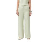 Pantalon fluide en satin de viscose femme COMMA Vert 38