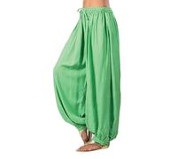 Pantalon Fluide Femme Été Boho Harem Pantalon Décontracté Taille Haute Pant Longue Floral Imprimer Élastiquée Taille Pants Baggy Léger Pantalons Yoga Plage Sarouel avec Poches