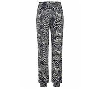 Pantalon Fluide Femme été Imprimé Bohème Taille Haute Baggy De Plage Avec Poche Vintage Casual Elastique Chic Petites Jambes Léger Confortable Yoga