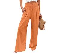 Pantalon Fluide Femme Été Pantalon Fille Jupe Culotte Femme Fluide Été Vêtements Femme Tenue Ete Femme Pantacourt Cargo Taille Haute Pantalon Palazzo Prime Deals of The Day Today Only