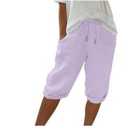 Pantalon Fluide Femme Été, Pantalon Lin Femme Été, Mes Commandes, et Ventes Flash du Jour, Pantacourt Femelle, 2025, Pant Women_1