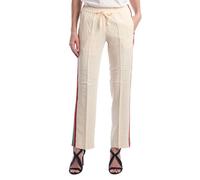 Zadig & Voltaire - Pantalon fluide avec bande latérale multicolore - Femme - Pantalons - Beige - Taille: 36 FR