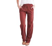 Pantalon Fluide Taille Élastique Femme Legging Carotte Élastique Poche Ronde Flanelle VTT Soldes Confort Tissu Crêpe Lyocell Rembourré Chi Beau Trapeze Broderie 36 Est