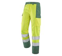 PANTALON FLUO BASE XP JAUNE FLUO / VERT AMAZONIE HAUTE VISIBILITE CEPOVETT - 22-9B81-3047-720 44/46 (M)