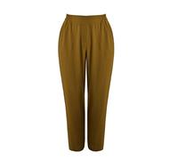 Pantalon fuselÃ© en crÃªpe femme Mat Fashion Vert M