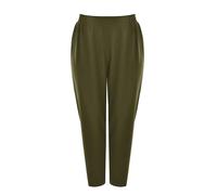 Pantalon fuselÃ© en crÃªpe femme Mat Fashion Vert S