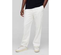 Pantalon fuselé en velours côtelé homme - ecru - 30, ecru