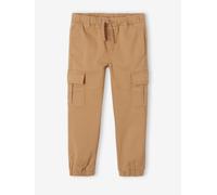 Pantalon garçon battle facile à enfiler taupe 6A