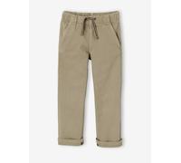 Pantalon garçon fluide facile à enfiler garçon vert sauge 10A