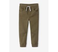 VERTBAUDET Pantalon garçon Jogger Facile à Enfiler Kaki 14A