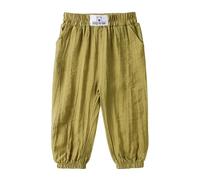 Pantalon Garcon, Pantalon Basique DéContracté Et Doux en Lin pour BéBé IdéAl pour Le Printemps Et L'éTé