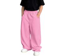 Pantalon garçon uni décontracté pour Tous Les Jours | Pantalon Doux et Confortable pour l'école (14-15 Years)