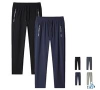 Pantalon Glide Palcomfy Glide pour femmes âgées et hommes de plus de 50 ans, pantalon Glidepants - Pantalon extensible unisexe à séchage rapide, 2 pièces C, M