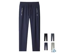 Pantalon Glide Palcomfy Glide pour femmes âgées et hommes de plus de 50 ans, pantalon Glidepants - Pantalon extensible unisexe à séchage rapide, bleu marine, M