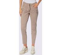 Pantalon glissière sportive - Rick Cardona - beige BEIGE 46