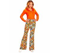 Pantalon Groovy Bubbles Années 70 Femme S / M Multicolore