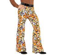 Pantalon Groovy Bubbles Années 70 Homme - Taille: L / Xl
