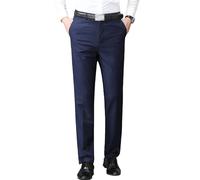 Pantalon habillé pour homme, coupe ajustée, confortable, pantalon fuselé, pantalon habillé extensible 4 façons, be, 46