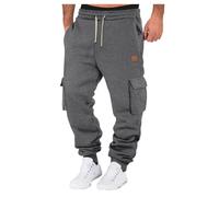 Pantalon Harem Homme, Style décontracté d'été Chapeau de Sport décontracté pour Hommes, Couleur Taille, Poche tissée, Poche de Couleur Unie, étiquette en Cuir, Pantalon de survêtement