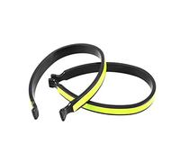 Pantalon haute réfléchissant, clip pour pantalon de cyclisme, bande élastique de cheville pour homme et femme, enveloppement réfléchissant, citronier