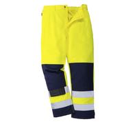Pantalon Haute visibilité à genouillère Texo Portwest SEVILLE Jaune / Marine S
