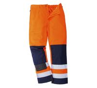 Pantalon Haute visibilité à genouillère Texo Portwest SEVILLE Orange / Marine XXL