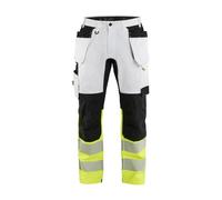 Pantalon haute-visibilité avec poches flottantes Blaklader Peintre Blanc 48 Short