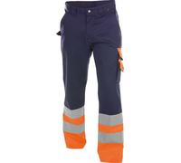 Pantalon haute visibilité DASSY® Omaha BLEU FONCE/ANGE NÉON Gr.46 Longueur : PLUS