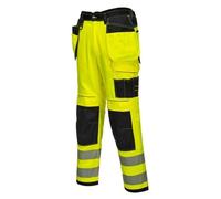 Pantalon haute visibilité - Portwest - Vision - Orange - Multi poches - Résistant aux taches 44