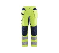 Pantalon +stretch haute-visibilité femme Blåkläder 7163 Jaune fluo/Noir Blaklader - 716318113399C