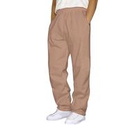 Pantalon Hip Hop pour Hommes Pantalon d'entraînement à Lacets avec Manchette de Piste de Couleur Unie décontractée avec Poche Automne et Hiver Sports décontractés Taille élastique Monnaie Original