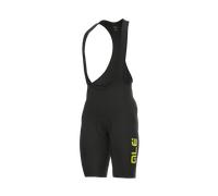 Pantalon Hiver Cyclisme ALE' SOLID WINTER Noir Jaune Fluo 2025