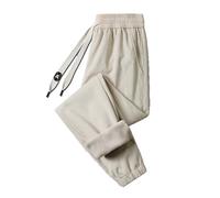 Pantalon Hiver Homme, en Velours côtelé pour Homme, Coupe Droite, Chaud de Loisirs athlétique, Nouvelle 2024 (White, XL)