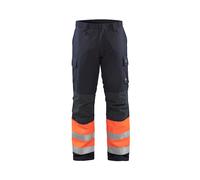 Pantalon hiver Multinormes Inhérent Marine/Orange-Fluo 18691513 - Taille au choix