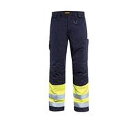 Pantalon hiver multinormes Marine/Jaune-Fluo 18691514 -Taille au choix
