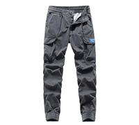 Pantalon Homme, Automne Et Hiver Nouveaux Pantalons De Travail Tendance pour Hommes Version Large De Pantalons Jeans DéContractéS Amples