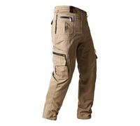 Pantalon Homme Cargo, Pantalon Léger Homme Ample à Poches Et Jambes Droites Coupe Oversize Style Décontracté pour Le Travail Et L'Automne