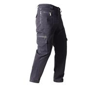 Pantalon Homme Cargo, Pantalon Léger Homme Ample à Poches Et Jambes Droites Coupe Oversize Style Décontracté pour Le Travail Et L'Automne