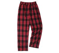 Pantalon Homme carreau Droit Décontracté Vintage Pantalon Plaid Coton Hiver Sport Mode Pantalons Homme Noir Gris Slim Fit Taille Haute Cordon de Serrage Casual Men Registre Public Joggeurs Hommes (M)