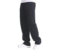 Pantalon Homme Coupe Droite Coton Chaud Travail Décontracté Pantalons Homme Droit Ample Taille élastique avec Poche inclinée Automne Hiver Slim Fit Mode Sport Men Pants Joggeurs Menottés Hommes (M)