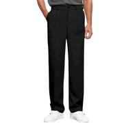 Pantalon Homme Élégant Slim Fit Droit Polyvalent pour Bureau Décontracté Cérémonie Mariage Voyage Sortie Noël Fête Travail Formel avec Taille Élastique Confortable Léger Respirant Tissu Stretch
