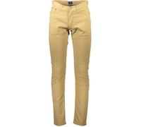 Pantalon Homme GANT Beige - 5 poches - zip et bouton - logo