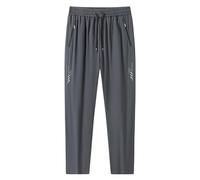 Pantalon Homme Hiver Chaud Baggy Bas De Jogging, Bas De Running Homme l'hiver Doublé Polaire Coton Respirant Thermique Chaud Confortable Doux avec Poches Taille Elastique Ample Décontracté
