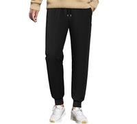 Pantalon Homme Hiver Large Pantalon De Survêtement, Pants De Running Homme Oversize l'hiver Doublé Polaire Thermique Chaud Coton Ample Respirant avec Poches Confortable Casual Pants