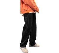 Pantalon Homme Jeans - Pantalon Cargo Pour Homme - Ample À Jambe - Jean Regular - Style Hip Hop - Pantalon De Travail Homme Stretch - Coupe Droite - Bas De Survêtement Hommes Tactique Denim Joggers