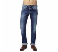 Pantalon Homme Pepe Jeans Cash - Bleu - Coupe Regular - Taille Standard - Délavage Foncé 32