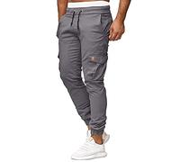 Pantalon Homme Taille Elastique Cargo Travail Vetement Pantalon Travail Homme Sport Baggy Jogging Survêtement Jogging Noir Pantalon Anti Coupure Vetement Homme,Gris M